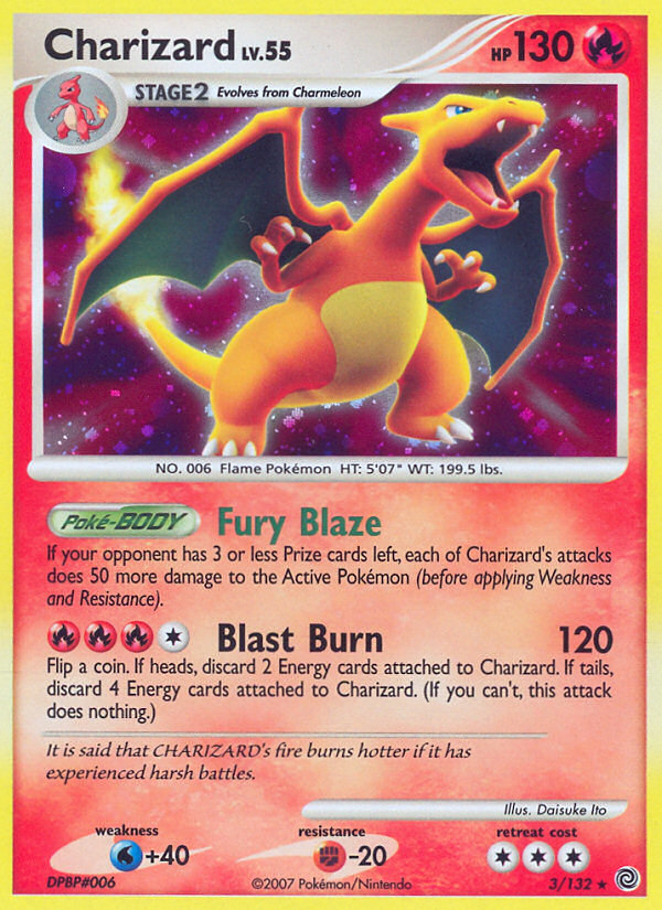 Charizard (3/132) [Diamond & Pearl: Secret Wonders] | Silver Goblin