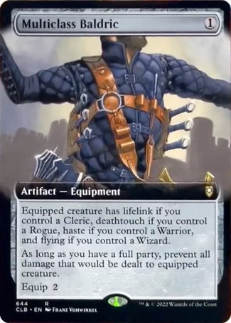 Multiclass Baldric (Extended Art) [Commander Legends: Battle for Baldur's Gate] | Silver Goblin