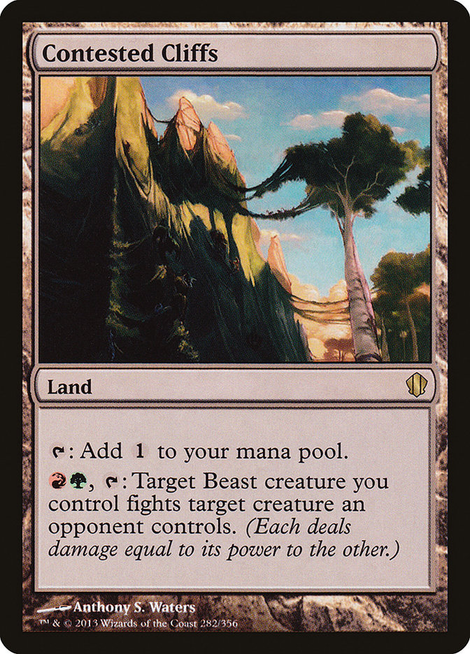 Contested Cliffs [Commander 2013] | Silver Goblin