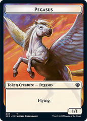 Pegasus // Faerie Double-Sided Token [Starter Commander Decks] | Silver Goblin