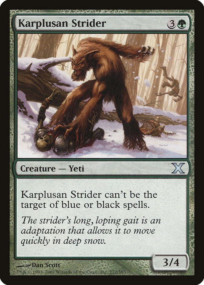 Karplusan Strider [Tenth Edition] | Silver Goblin