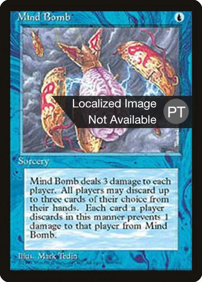 Mind Bomb [Fourth Edition (Foreign Black Border)] | Silver Goblin