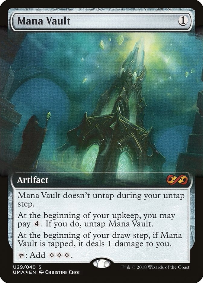 Mana Vault (Topper) [Ultimate Masters Box Topper] | Silver Goblin