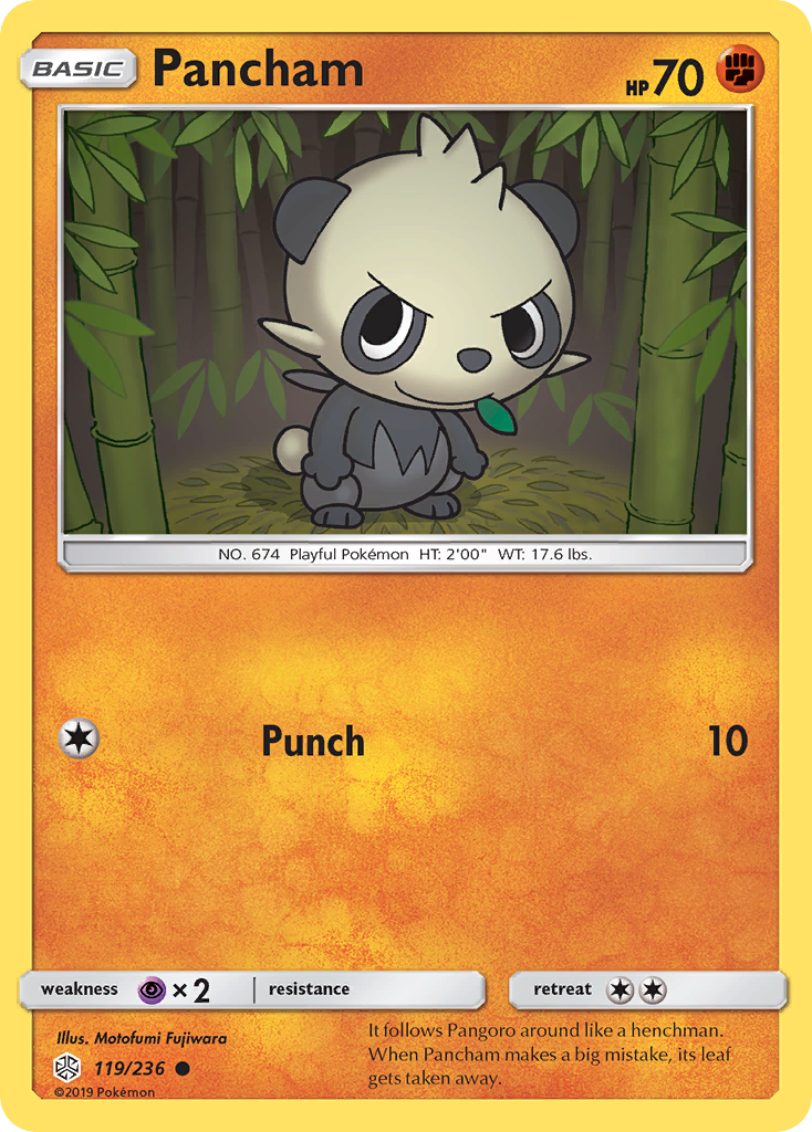 Pancham (119/236) [Sun & Moon: Cosmic Eclipse] | Silver Goblin