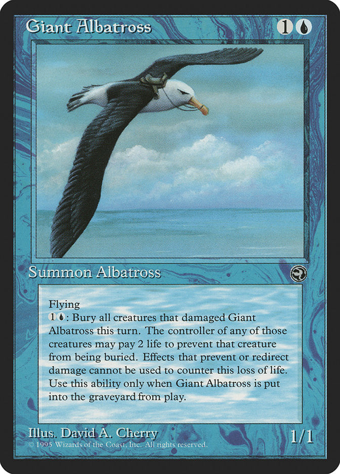 Giant Albatross (Empty Ocean) [Homelands] | Silver Goblin