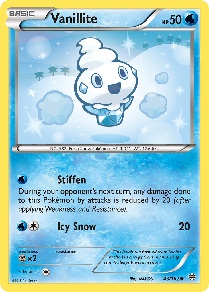 Vanillite (43/162) [XY: BREAKthrough] | Silver Goblin