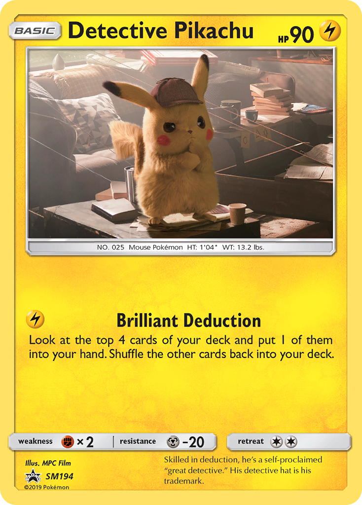 Detective Pikachu (SM194) [Sun & Moon: Black Star Promos] | Silver Goblin