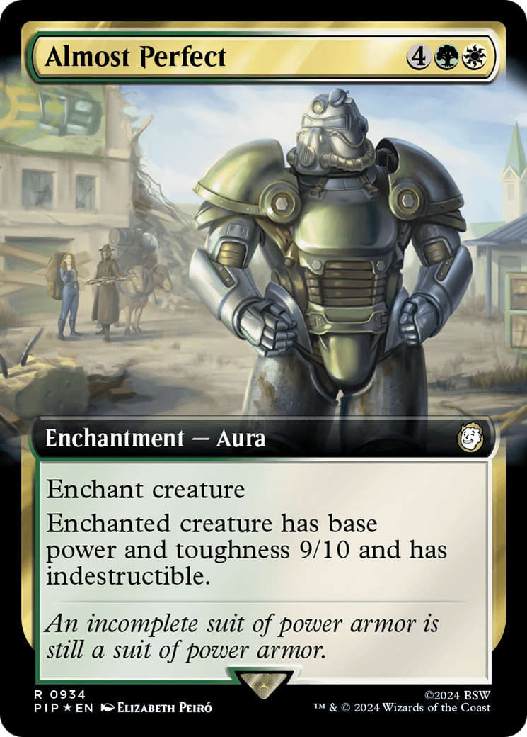 Almost Perfect (Extended Art) (Surge Foil) [Fallout] | Silver Goblin