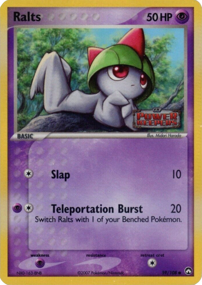 Ralts (59/108) (Stamped) [EX: Power Keepers] | Silver Goblin