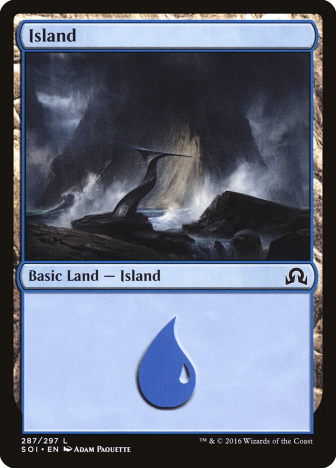 Island (287) [Shadows over Innistrad] | Silver Goblin