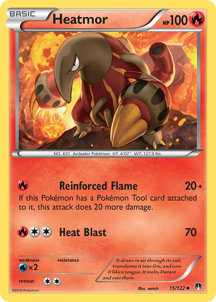 Heatmor (15/122) [XY: BREAKpoint] | Silver Goblin