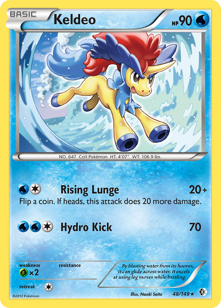 Keldeo (48/149) [Black & White: Boundaries Crossed] | Silver Goblin