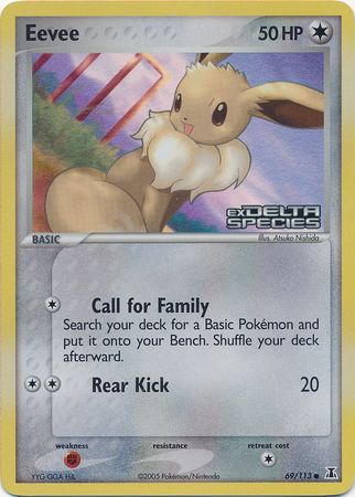 Eevee (69/113) (Stamped) [EX: Delta Species] | Silver Goblin