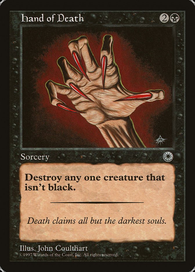 Hand of Death (Without Creature Color Explanation) [Portal] | Silver Goblin