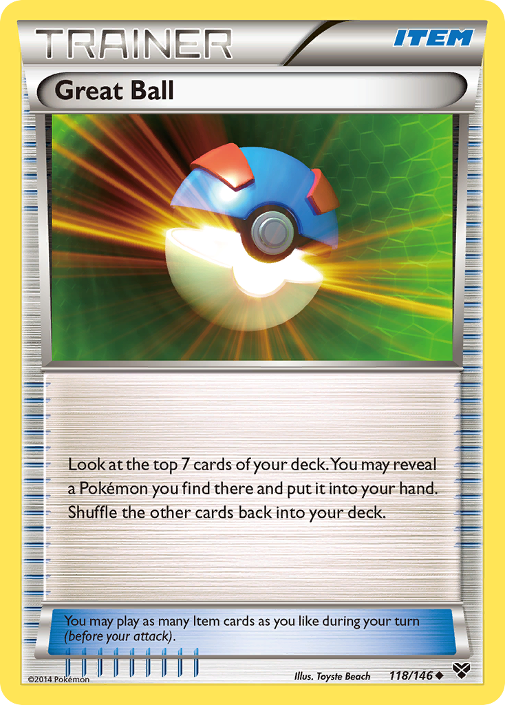 Great Ball (118/146) [XY: Base Set] | Silver Goblin