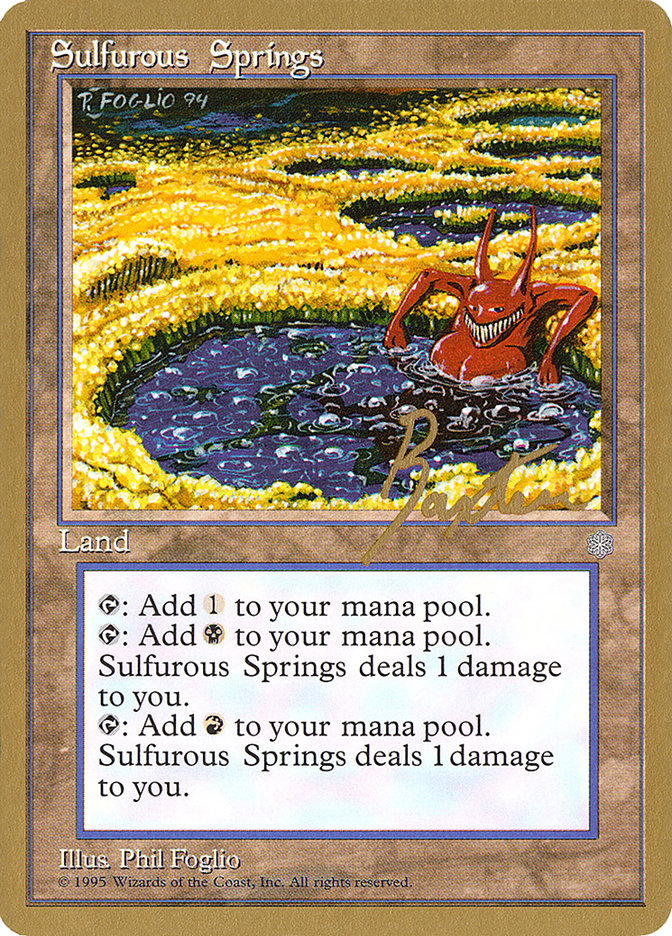 Sulfurous Springs (George Baxter) [Pro Tour Collector Set] | Silver Goblin