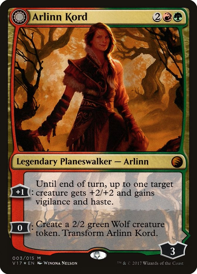 Arlinn Kord // Arlinn, Embraced by the Moon (003) Foil - From the Vault: Transform
