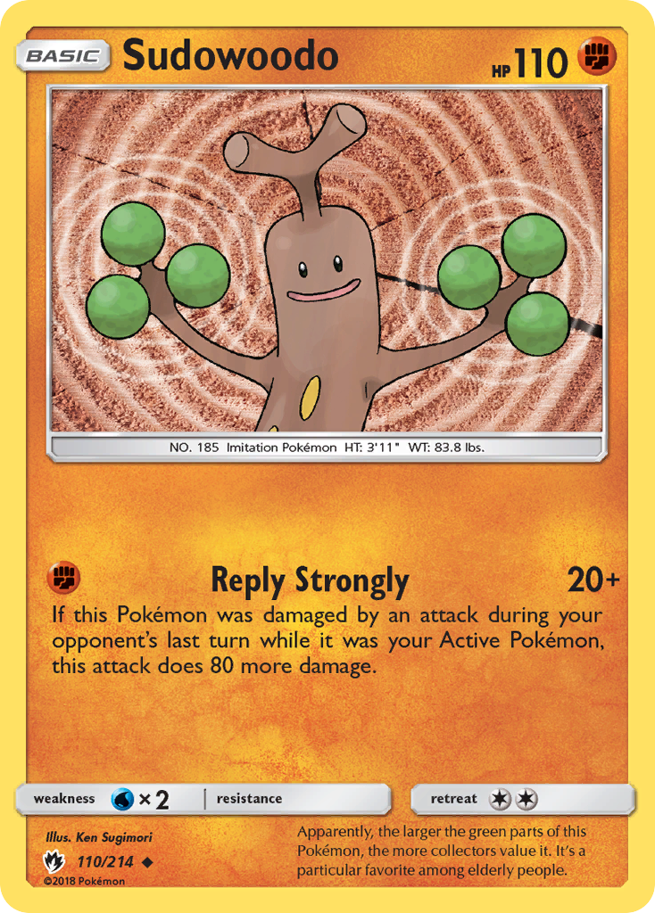 Sudowoodo (110/214) [Sun & Moon: Lost Thunder] | Silver Goblin