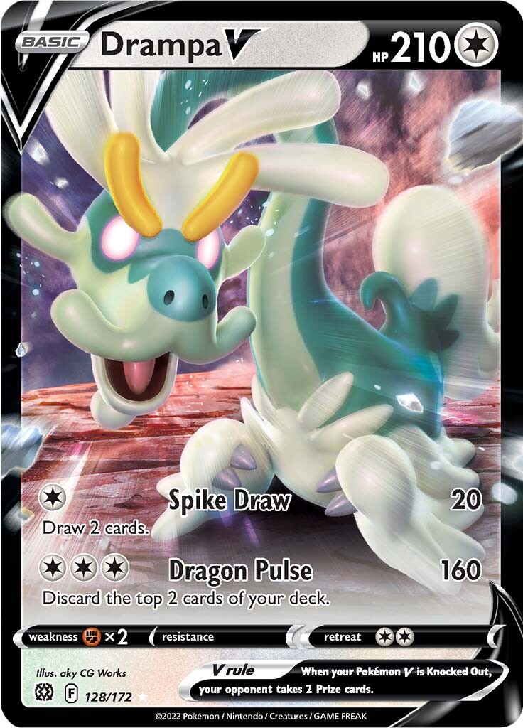 Drampa V (128/172) [Sword & Shield: Brilliant Stars] | Silver Goblin