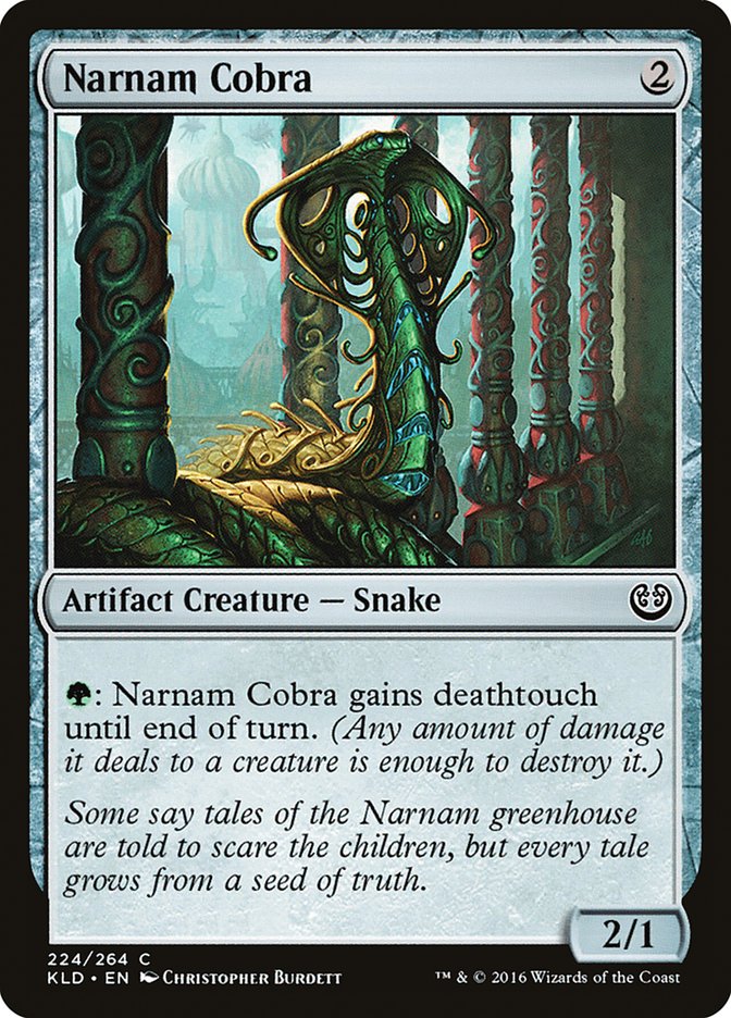 Narnam Cobra [Kaladesh] | Silver Goblin