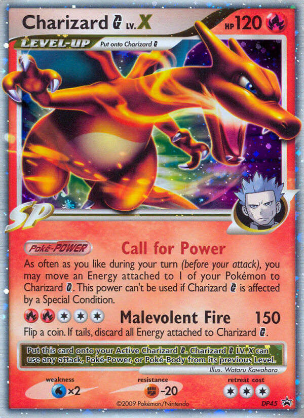 Charizard G LV.X (DP45) [Diamond & Pearl: Black Star Promos] | Silver Goblin