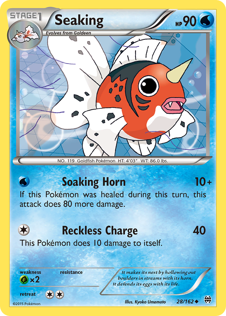 Seaking (28/162) [XY: BREAKthrough] | Silver Goblin