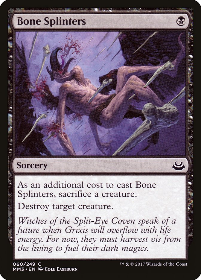 Bone Splinters [Modern Masters 2017] | Silver Goblin