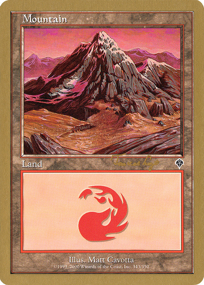 Mountain (tvdl343) (Tom van de Logt) [World Championship Decks 2001] | Silver Goblin