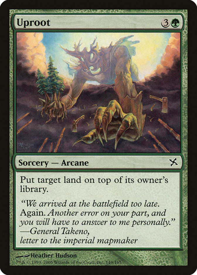 Uproot [Betrayers of Kamigawa] | Silver Goblin