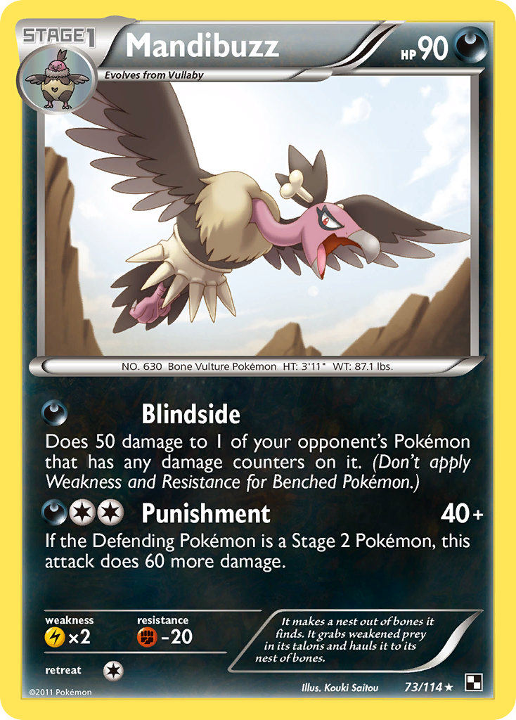 Mandibuzz (73/114) [Black & White: Base Set] | Silver Goblin