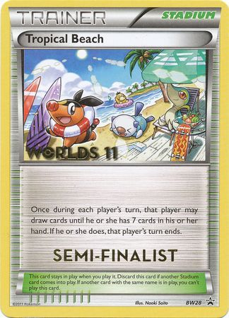 Tropical Beach (BW28) (Semi Finalist) [Black & White: Black Star Promos] | Silver Goblin