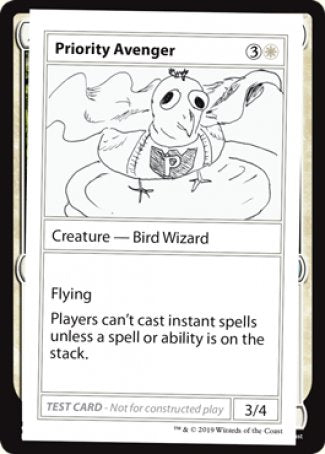 Priority Avenger (2021 Edition) [Mystery Booster Playtest Cards] | Silver Goblin