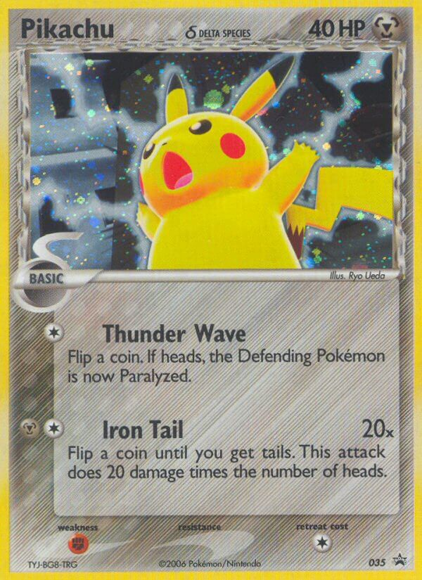 Pikachu (035) (Delta Species) [Nintendo: Black Star Promos] | Silver Goblin