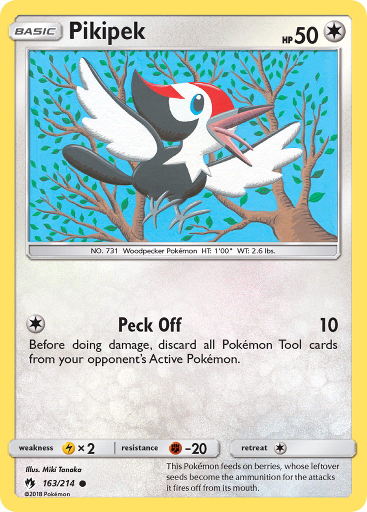 Pikipek (163/214) [Sun & Moon: Lost Thunder] | Silver Goblin