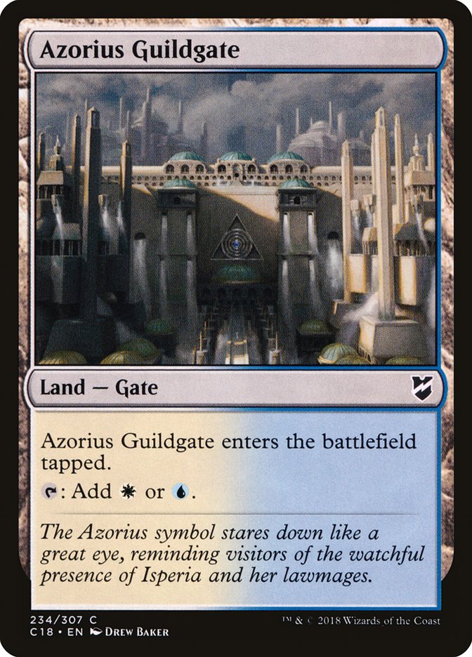 Azorius Guildgate [Commander 2018] | Silver Goblin