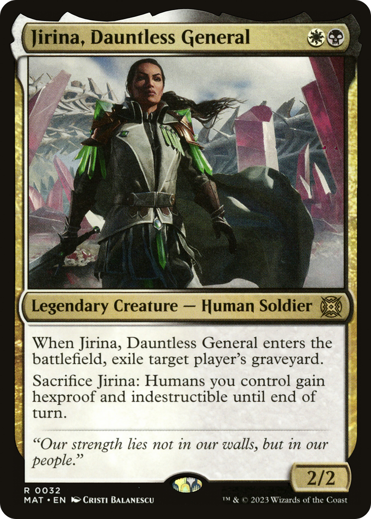 Jirina, Dauntless General [March of the Machine: The Aftermath] | Silver Goblin