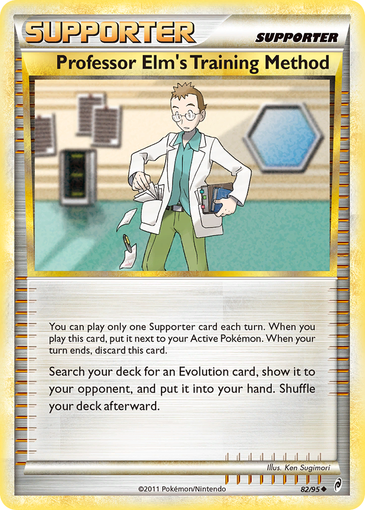 Professor Elm's Training Method (82/95) [HeartGold & SoulSilver: Call of Legends] | Silver Goblin