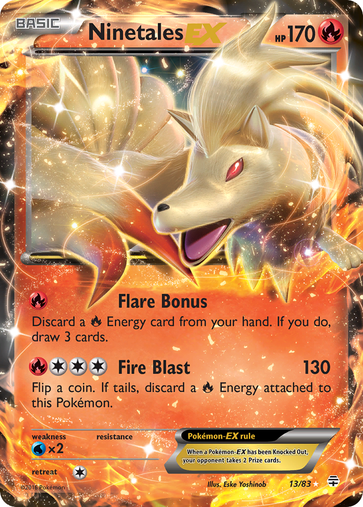 Ninetales EX (13/83) [XY: Generations] | Silver Goblin