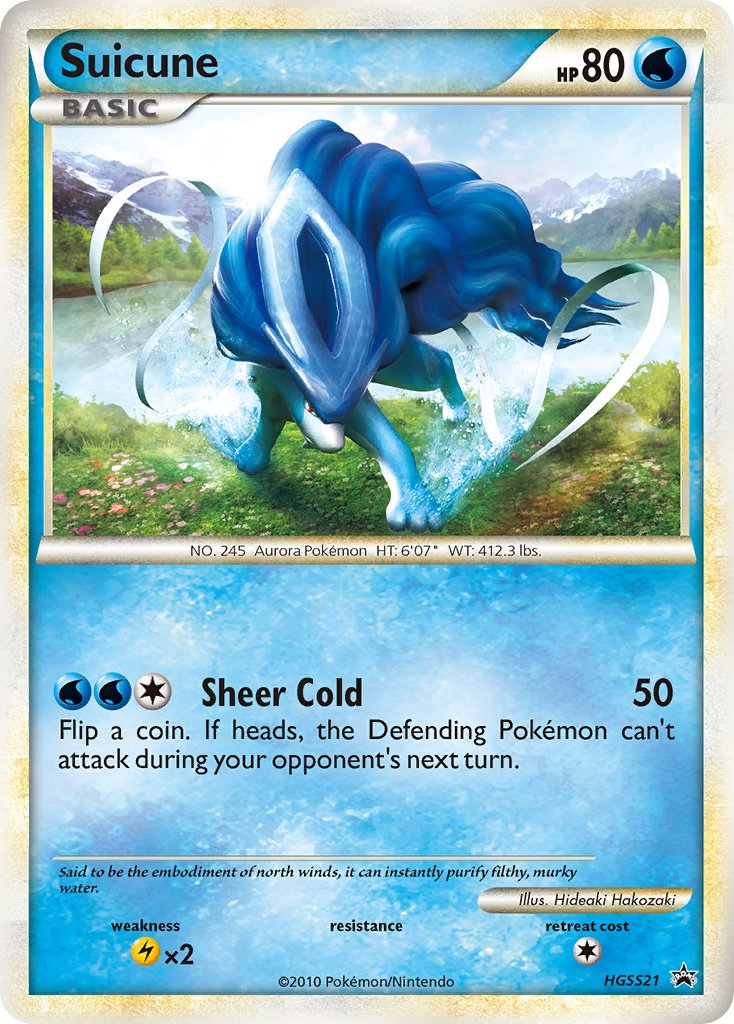 Suicune (HGSS21) [HeartGold & SoulSilver: Black Star Promos] | Silver Goblin