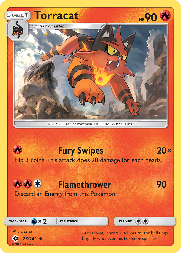 Torracat (25/149) [Sun & Moon: Base Set] | Silver Goblin