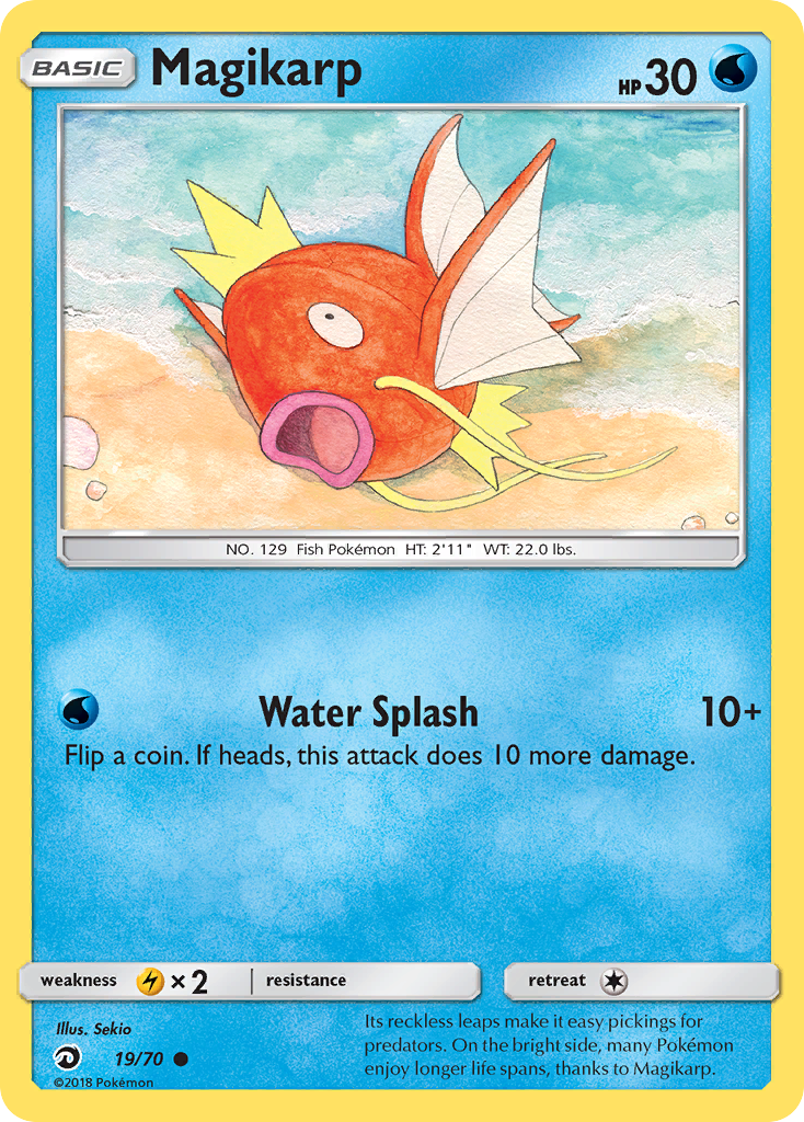 Magikarp (19/70) [Sun & Moon: Dragon Majesty] | Silver Goblin