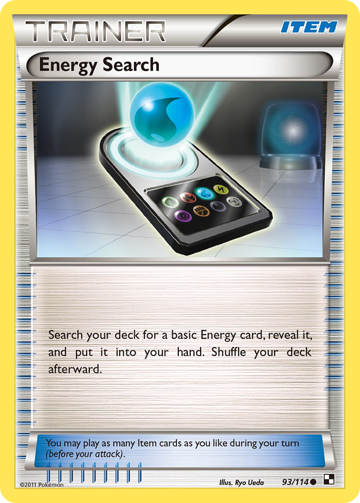 Energy Search (93/114) [Black & White: Base Set] | Silver Goblin