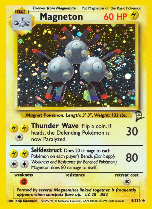 Magneton (9/130) [Base Set 2] | Silver Goblin