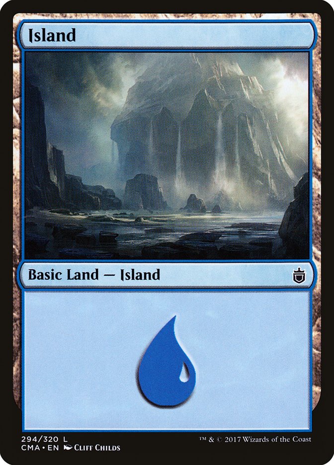 Island (294) [Commander Anthology] | Silver Goblin