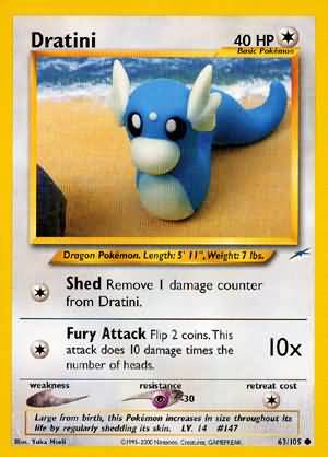 Dratini (63/105) [Neo Destiny Unlimited] | Silver Goblin