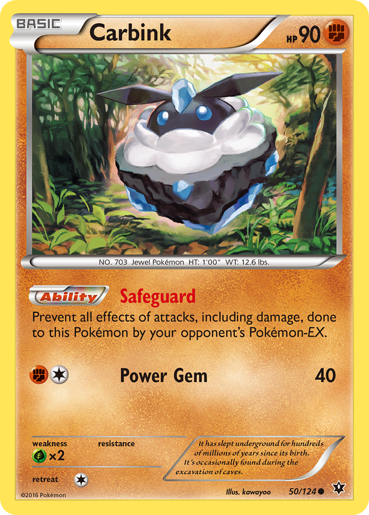 Carbink (50/124) [XY: Fates Collide] | Silver Goblin