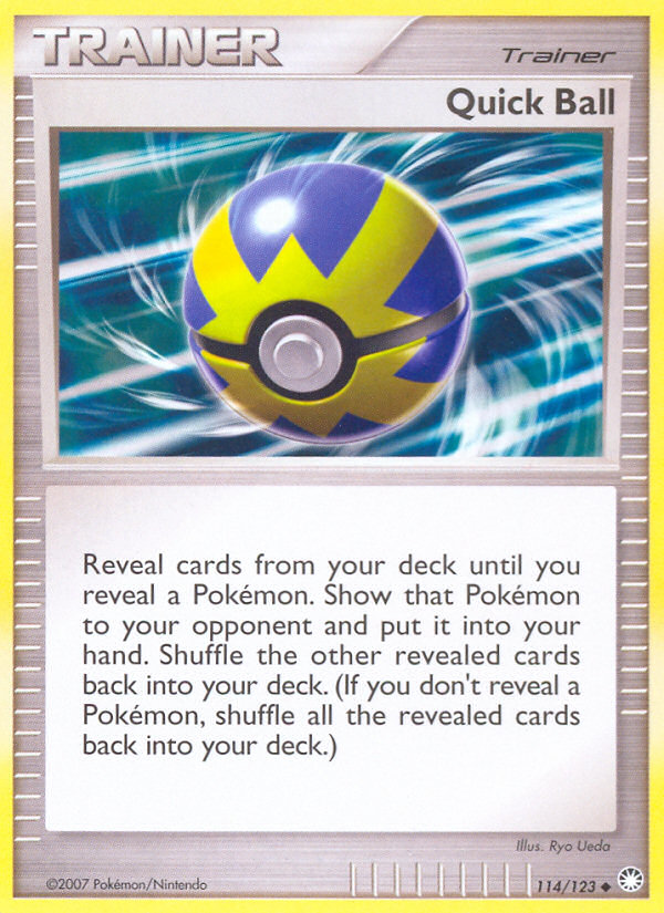 Quick Ball (114/123) [Diamond & Pearl: Mysterious Treasures] | Silver Goblin