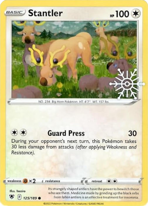 Stantler (125/189) (Holiday Calendar) [Sword & Shield: Astral Radiance] | Silver Goblin