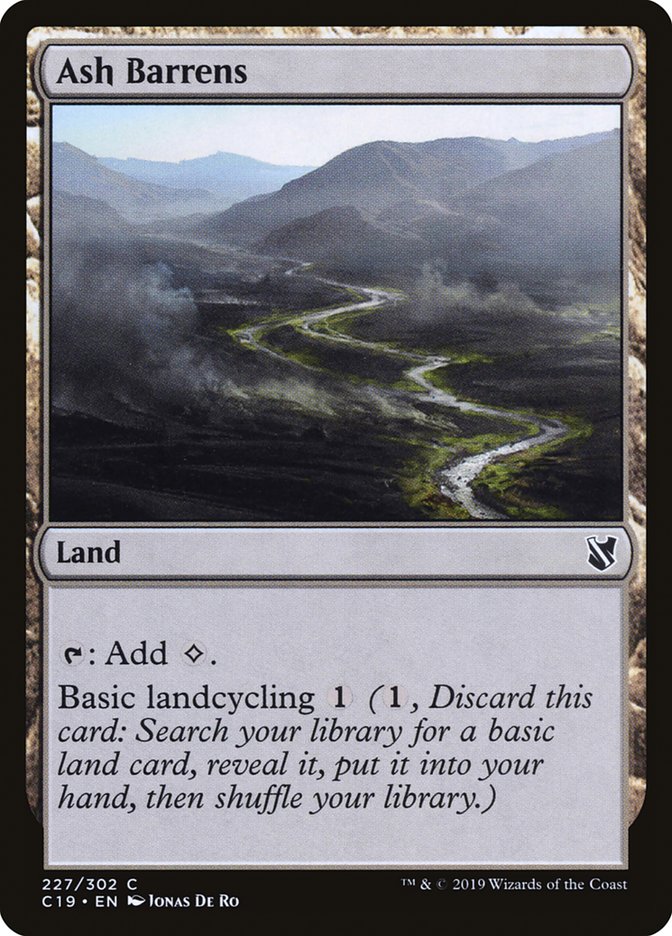 Ash Barrens [Commander 2019] | Silver Goblin