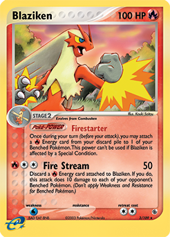 Blaziken (3/109) [EX: Battle Stadium] | Silver Goblin